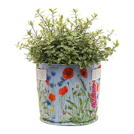 Iona Buchanan Meadow Fabric Eco 23L Pots - L45 x W45 x H27 cm - Lilac