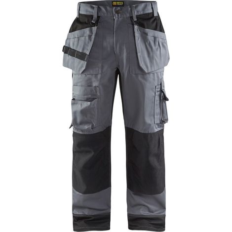 Pantaloni da lavoro artigianale+ bicolore 1504 - Grigio chiaro/Nero M - FR(42) - SE(C48) - Standard (1/5)