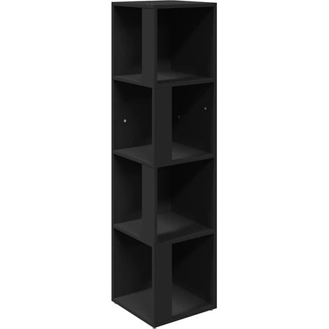 Maison Exclusive - Armadio Angolare Nero 33x33x132 cm in Truciolato (1/5)