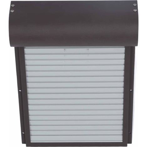 Poulailler Automatique Porte Métal avec Minuterie, Batterie Incluse, pour Ferme Volaille Habitat Brun (1/5)