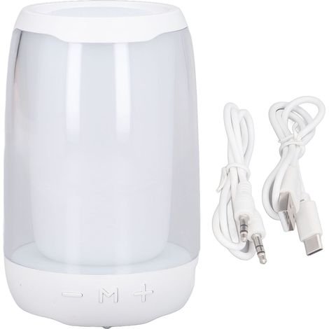 Enceinte portable sans fil 10 mètres, son stéréo haute définition, radio FM, LED, mini haut-parleur cadeau (1/5)