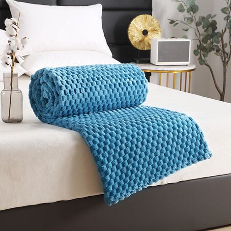 Couverture Jetable - Velours Texturé - 100 x 70 cm - Pour Canapé ou Lit - Usage Intérieur - 1 Pièce (1/5)