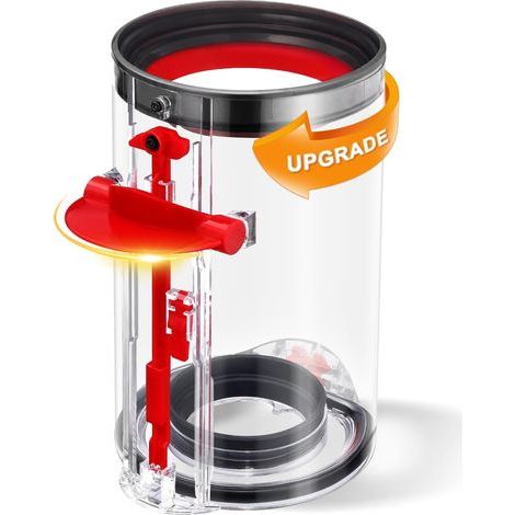 Staubbehälter kompatibel mit Dyson V10 SV12 Staubsauger, großer Ersatz-Staubbehälter für Dyson Teilenummer 969509-01 (1/5)