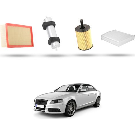 Kit Tagliando 4 filtri compatibile con Audi A4 (B8) 2.0 tdi 120kw dal 2008 al 20016 (1/5)