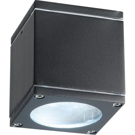Plafonnier d'extérieur en aluminium IP54 pour jardin Nevada - Noir