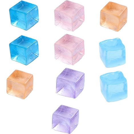 10 cubi antistress, palline antistress per adulti, giocattolo sensoriale antistress, cubi per alleviare l'ansia, giocattoli antistress morbidi e resistenti per ufficio e casa (1/5)