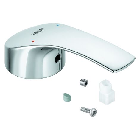 Grohe Hebel Metall Chrom für Eurosmart Einhand-Batterien Wandmontage, Wanne, Brause und Spültisch, 35mm Kartusche (1/3)