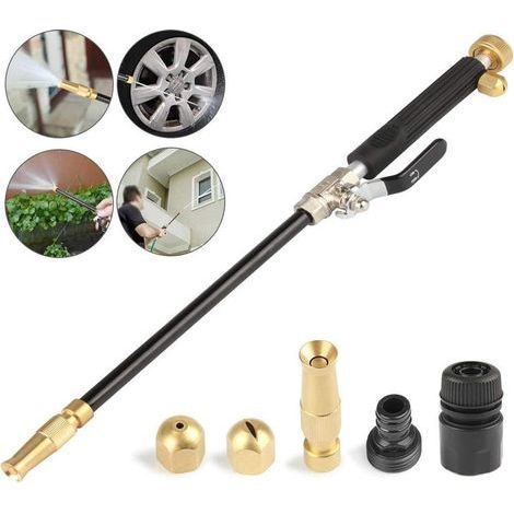 48cm High Pressure Wash Wand, Garden Watering Sprayer for Gutter, Patio, and Car Window Cleaning Tool (1/5)