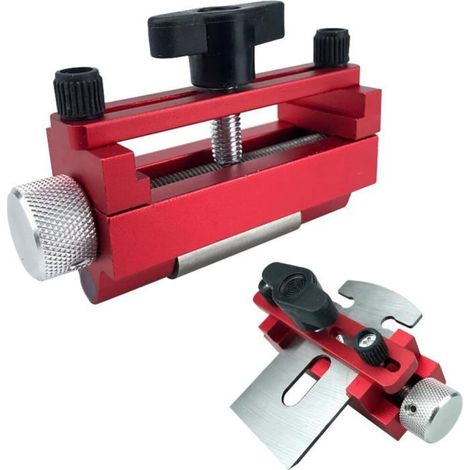 Aiguiseur d'angle, Ciseaux Afftage Jig Ciseaux à bois Gabarit Ciseaux plats Outils à main Ciseaux Guide, Outil de Rabot (1/5)