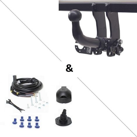 Attelage Mercedes Classe E Break (S210 05/94-02/03) RDSOH + faisceau universel 7 broches (1/4)