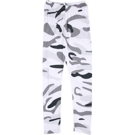 Leggings fille camouflage gris 130 cm - Confortables, respirants et faciles à laver (1/5)