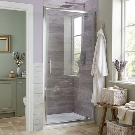 Duchy Pentire 6mm Pivot Shower Door 700mm Wide (1/3)