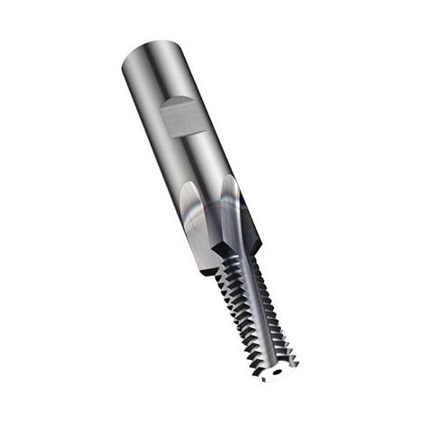 Fraise filetée D.8,2mm M10 Prof. 1,5mm HM Alcrona Pro avec IK (1/4)