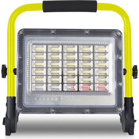 Proyector LED, 100W con batería de Litio recargable + emergencia, Blanco frío (1/6)