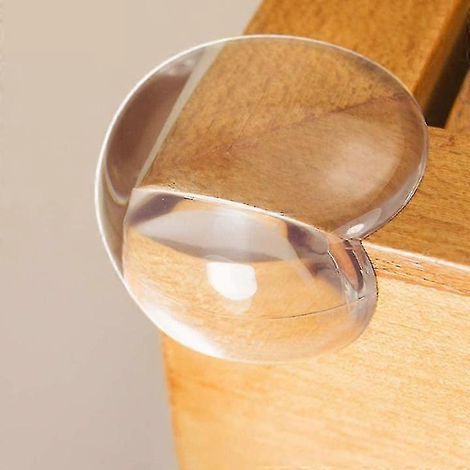 Lot de 16 tables d'angle transparentes anti-collision pour enfants et bébés, en verre, avec protection anti-collision. (1/5)
