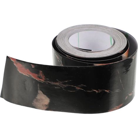 Autocollant de Plinthe Adhésif Noir en Pvc, Rouleau 10 Mètres (1/5)
