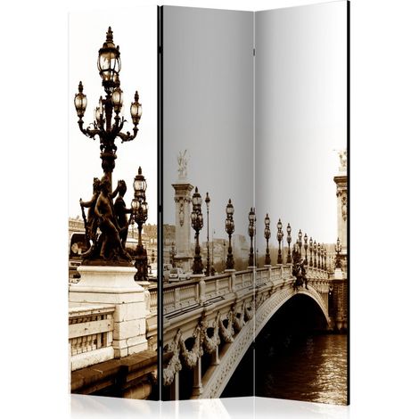 Paravent 3 Volets "Alexander III Bridge, Paris" 135x172cm (1/2)