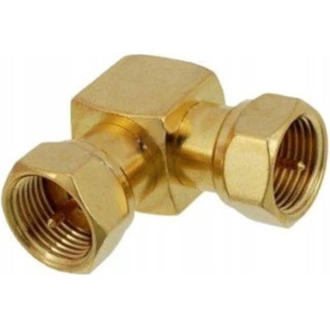 Adapter F-Stecker / F-Stecker abgewinkelt