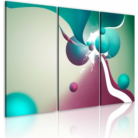 Tableau boum de couleurs - 120 x 80 cm (1/4)