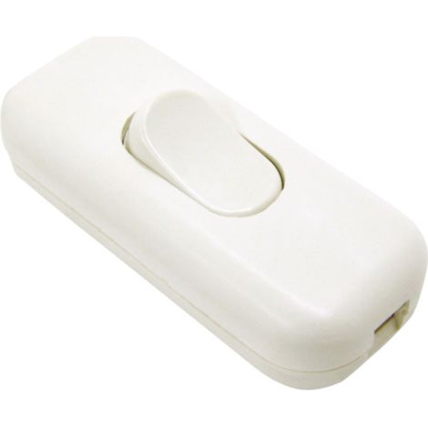 Interruptor de paso DUOLEC 2A. Color blanco -