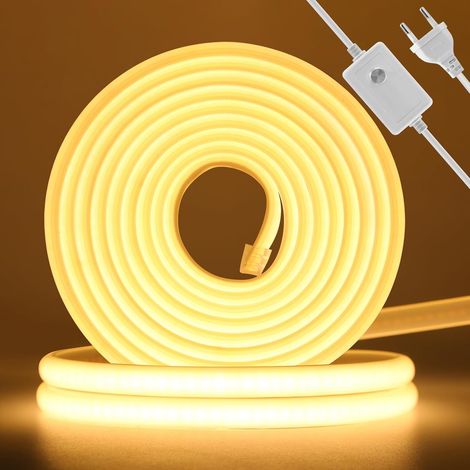 220V COB LED Strip Light, Dimmable 288 LEDs/M Neon Waterproof IP67 LED Strip 50 cm Flexible Flexible Light Strip for DIY Parties, Bedrooms, Gardens, Ceiling Decorations. (1/5)