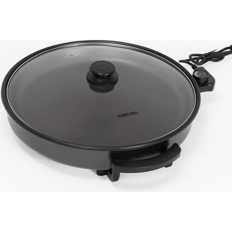 Swiss Pro+ Poêle à griller multifonctionnelle XXL SP-PP42 - Poêle à snacks électrique 42 cm (1/5)