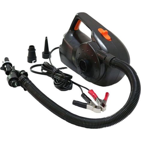 Pompe à air électrique rechargeable pour voiture 12 V 100 W, pour kayak, bateau, piscine, coussin d'air, ballon, souffleur portable (1/5)