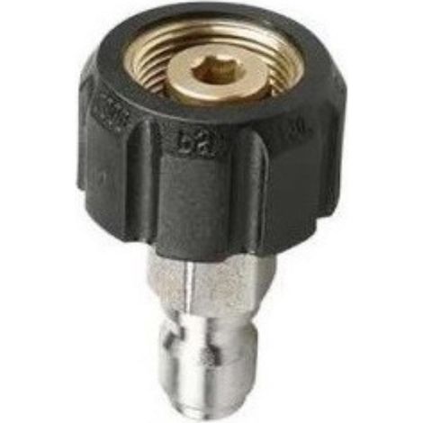 Kit d'adaptateur de nettoyage haute tension, kit de débranchement rapide, 3 / 8 ", 3 / 4" Quick Connect M22 ROTARY SINGLE Connector