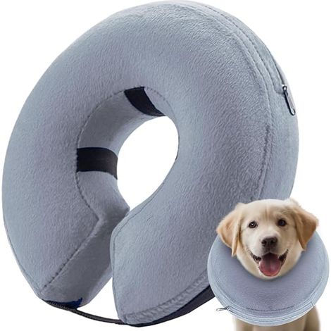 Inflatable Dog Collar, Adjustable Anti-Licking Dog Collar, Soft Recovery Collar for Anti Licking (1/5)