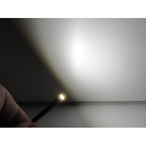 10 Pezzi Micro Mini Lampada LED 12V SMD 3528 Bianco Per Luci Spia Auto Jeep (1/3)