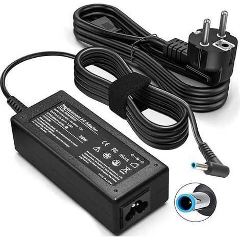 65W Chargeur Portable pour HP Pavilion x360 14 15 17/Envy 13 15 X360/Elitebook 840 G5/ProBook/Chromebook/Stream Series-Ywey