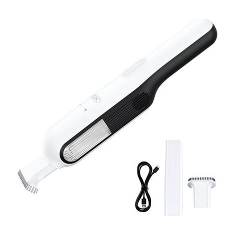 XO CZ020 Aspirapolvere senza fili con batteria de 5000 mAh - Aspirapolvere senza fili de 65 W per la casa e l'auto, porta di ricarica di tipo C de, pulizia silenziosa, design portatile