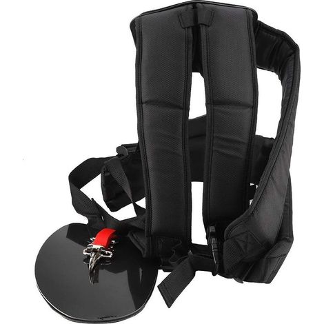 Double Harness for Brush Cutter, Nylon Belt with Shoulder Pad for Comfort, Compatible with Heavy-Duty Mowers (1/5)