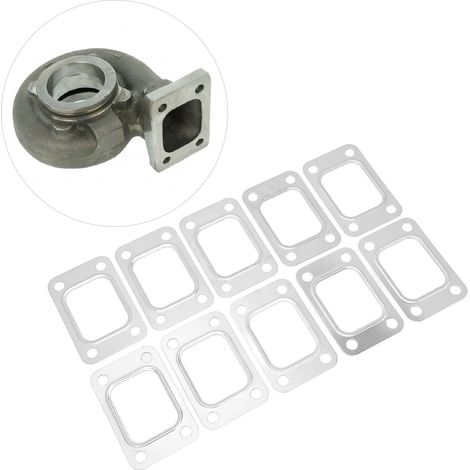Dix joints de turbocompresseur en acier inoxydable (importés) sont disponibles à la vente, adaptés aux turbocompresseurs Garrett T2, T25 et T28 (numéro de pièce : TU-CGQ12D). (1/5)