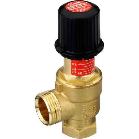 Danfoss Überströmventil AVDO 25 Rp 1", Eckausführung, Innen-Muffengewinde / Nippel