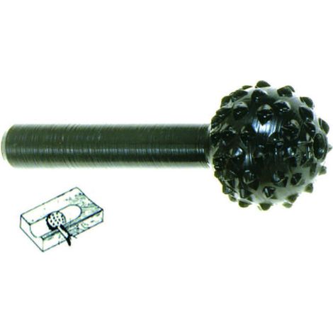 Fresa-raspa sferica rotativa per legno - codolo mm.6 per trapano pg 434.00 - 5 bl