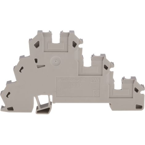 Bloc de jonction de traversée Weidmuller DLD, 2.5mm², A visser, Marron ( Prix pour Paquet de 5 )