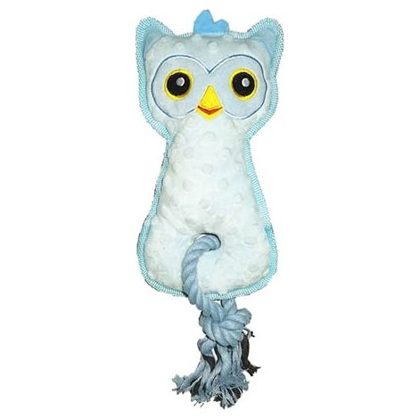 Gufo di peluche con corda