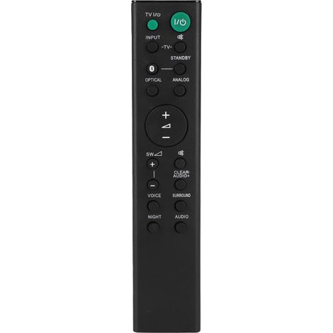 Télécommande de remplacement pour barre de son Sony RMT-AH100U, compatible HT-CT180 et SA-CT180. (1/5)