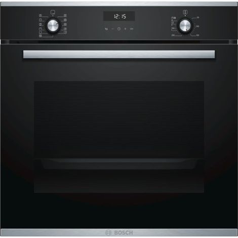 Bosch Serie 6 HBA257BS0. Dimensione del forno: Media, Tipo di forno: Forno elettrico, Capacità interna forno totale: 71 L. Posizionamento dell'apparecchio: Da incasso, Colore del prodotto: Nero, Ti...