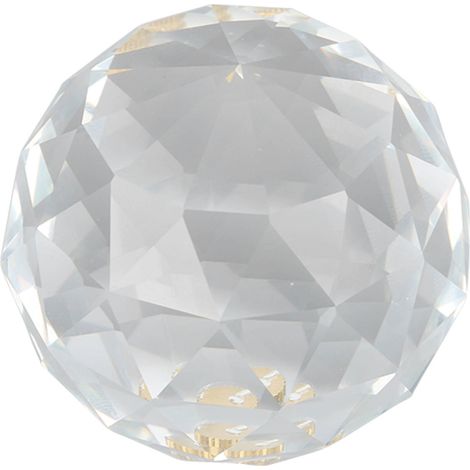 Boule de cristal transparente de 60 mm, taillée avec précision, en verre coloré, attrape-soleil, accessoire lumineux pour la décoration de la maison, de l'hôtel et de la photographie. (1/5)