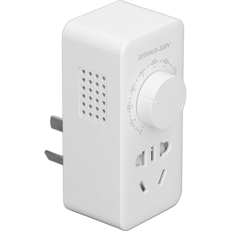 Variateur de vitesse 2000W 220V pour souffleur, ventilateur d'extraction, polisseuse, meuleuse d'angle, interrupteur à variation continue électronique, régulation de tension et température, fiche norm (1/5)