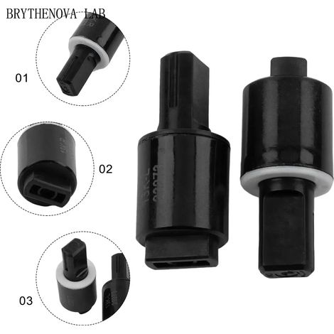 Amortisseur de couple 2 pièces pour WC, amortisseur rotatif S-Eat, charnière à fermeture douce hydraulique, accessoires adaptés aux charnières de siège de toilette (1/5)