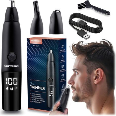 Berdsen bd 269 tondeuse nez et oreilles noir (1/5)