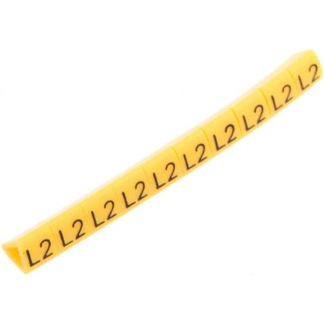 Marcatore per cavi OZ-1/L2 giallo E04ZP-01020206100 /100 pz./