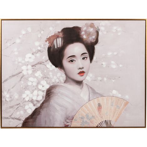 Geisha Mandelmalerei 120X4X90 Cm (1/2)