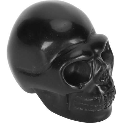 Crâne en cristal de 5 cm, mini-statue de crâne en obsidienne polie et sculptée à la main, ornement décoratif pour la méditation et la relaxation (1/5)