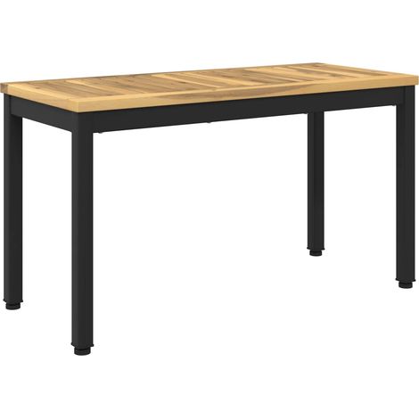 Banco de jardín 80,5 x 35 x 45 cm Madera de Acacia Sólida vidaXL
