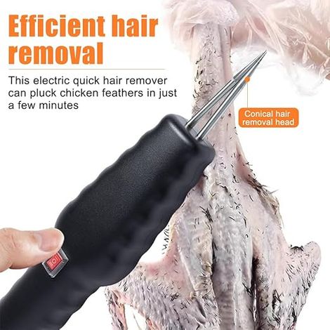 Portable Waterproof Chicken Plucking Machine for Chicken Duck Goose Bird Turkey (1/4)