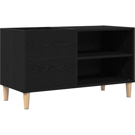 Maison Exclusive - Mueble para discos de vinilo Roble negro 84,5